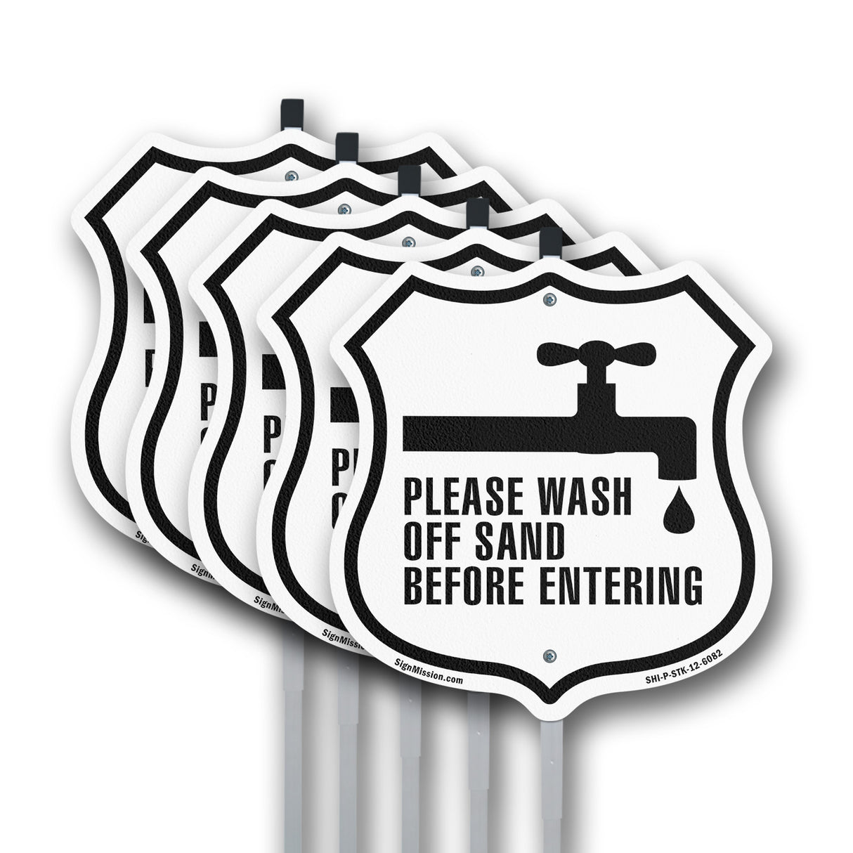 Please Wash Off Sand Before Entering