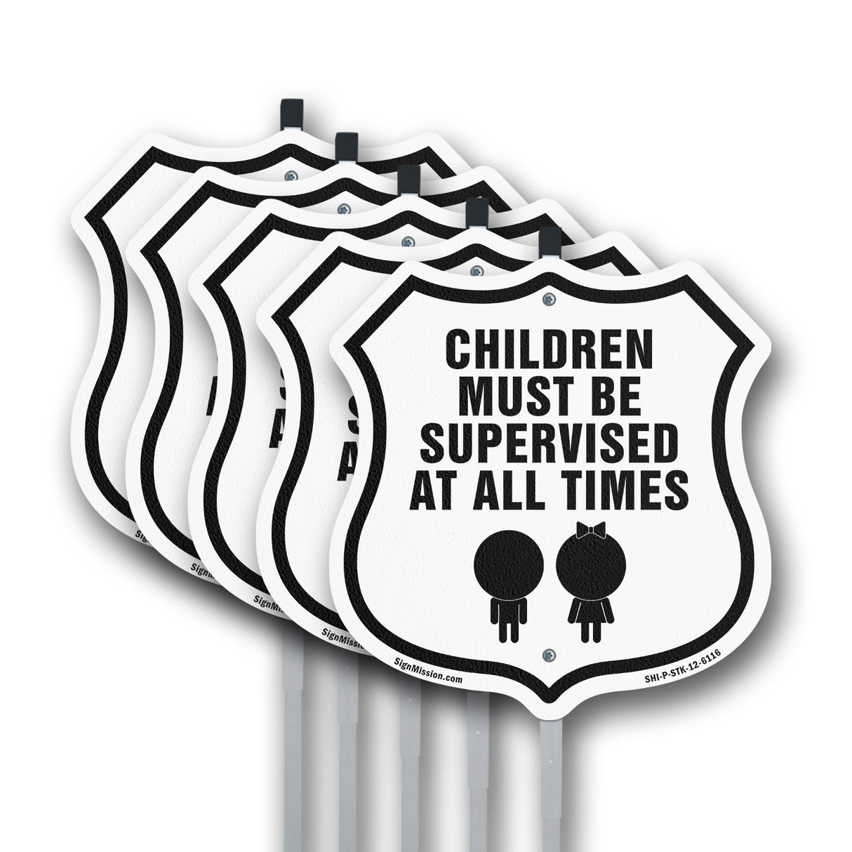 Children Must Be Supervised at All Times