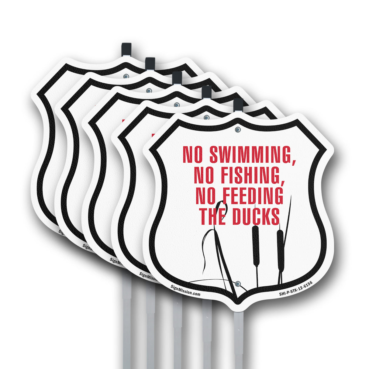 No Swimming No Fishing No Feeding The Ducks