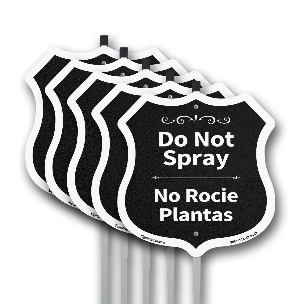 Do Not Spray Bilingual English / Spanish