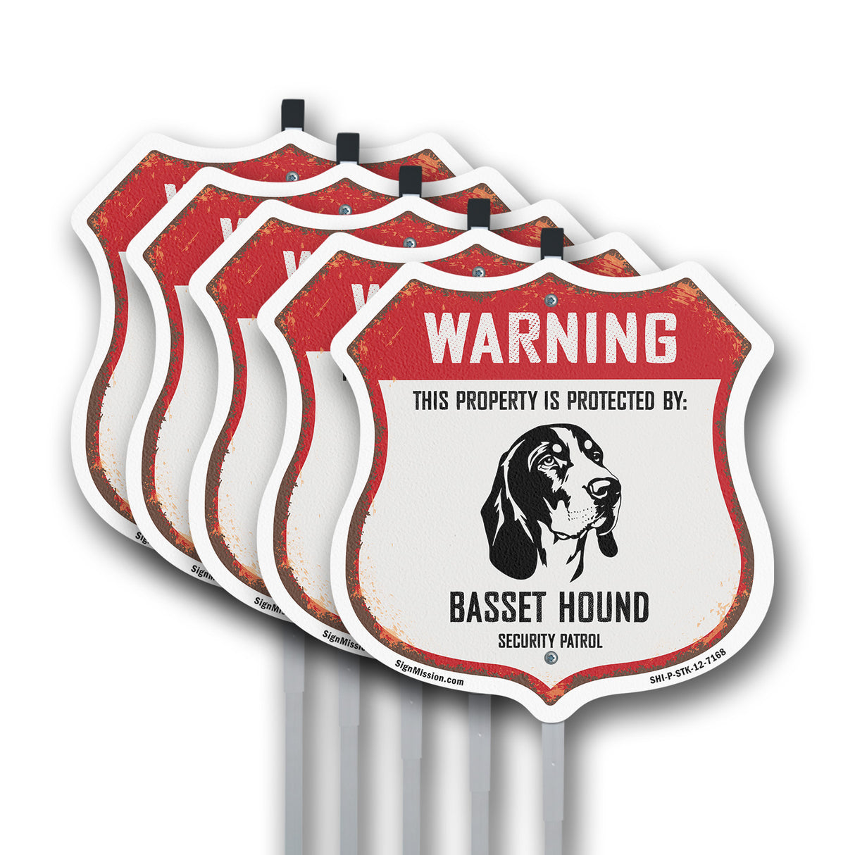 Warning This Property is Protected by Basset Hound