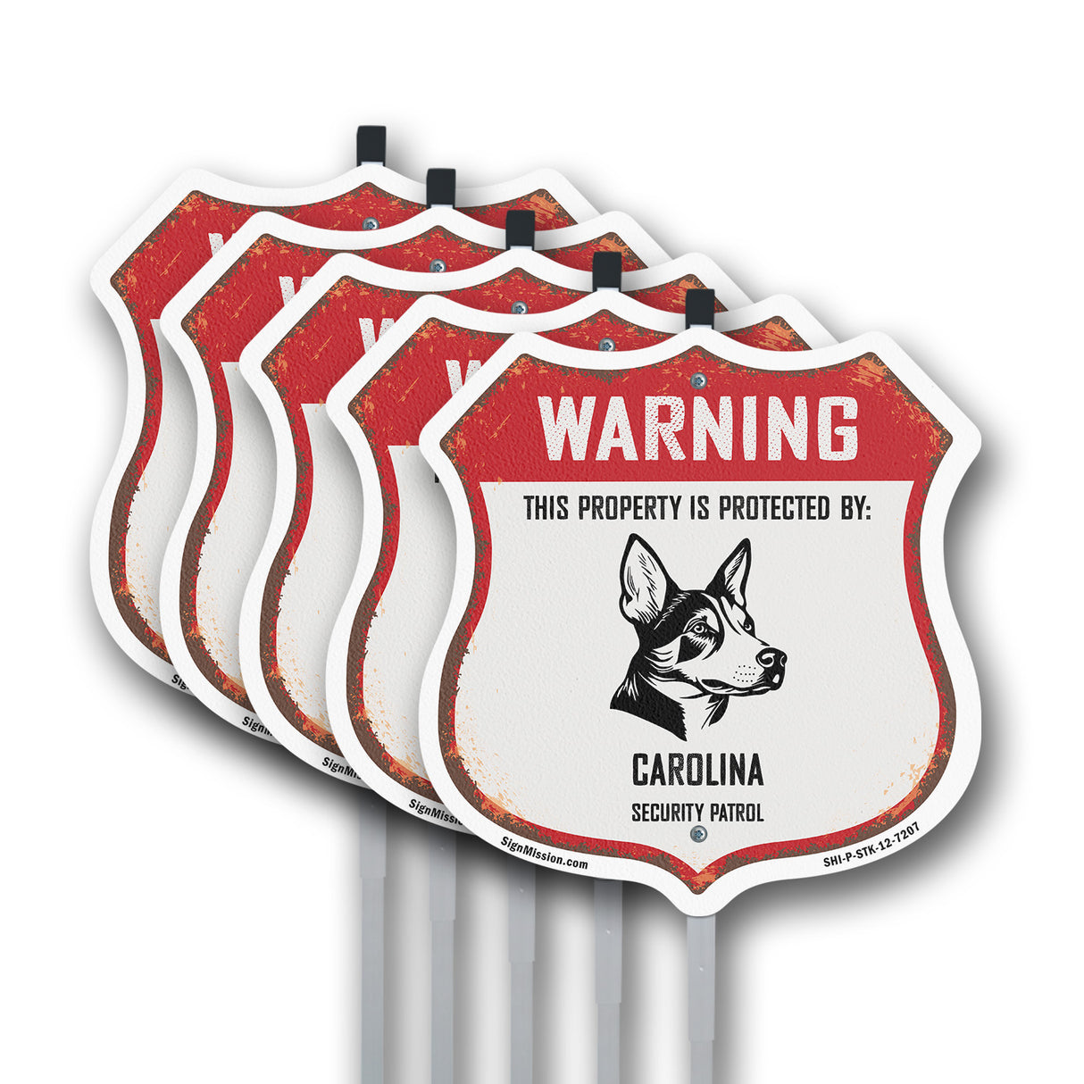 Warning This Property is Protected by Carolina