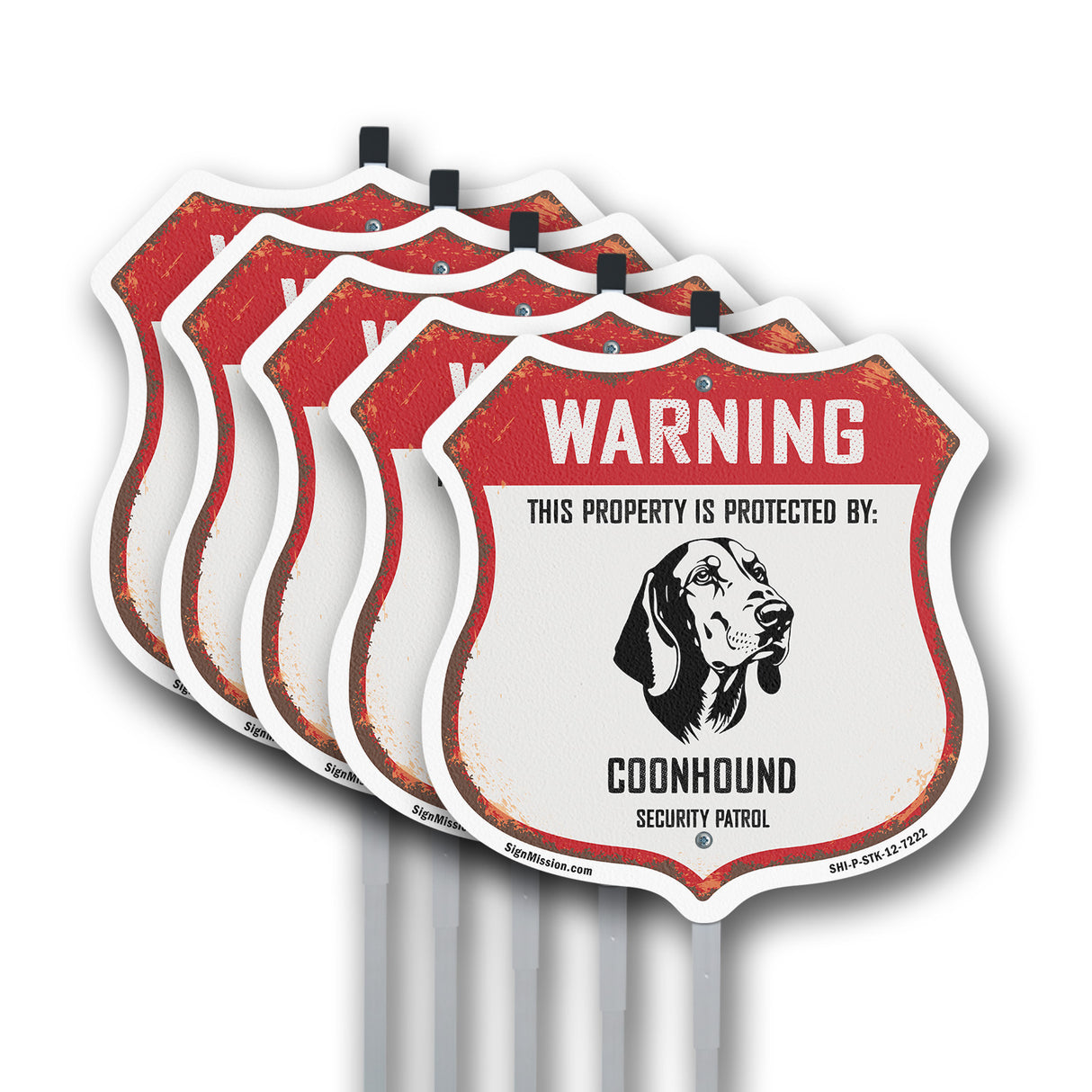 Warning This Property is Protected by Coonhound