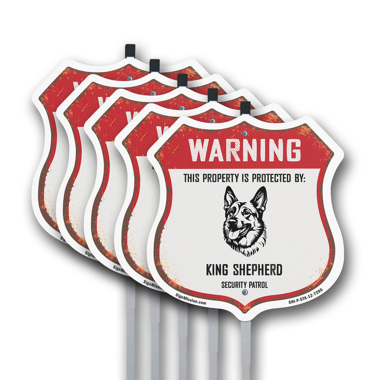 Warning This Property is Protected by King Shepherd