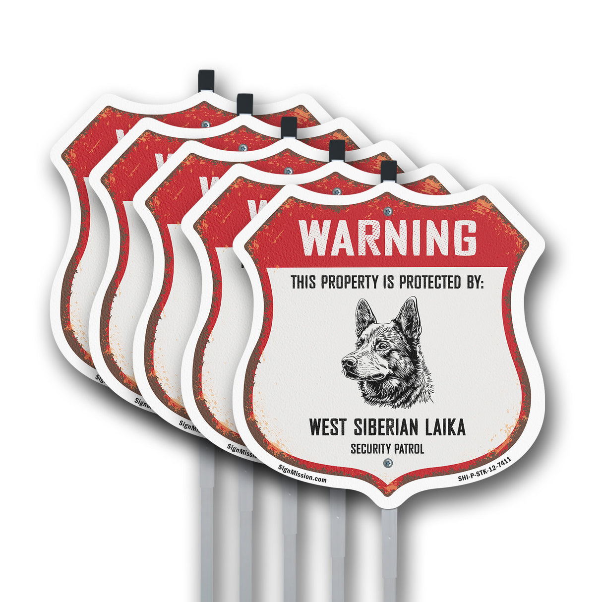 Warning This Property is Protected by West Siberian Laika