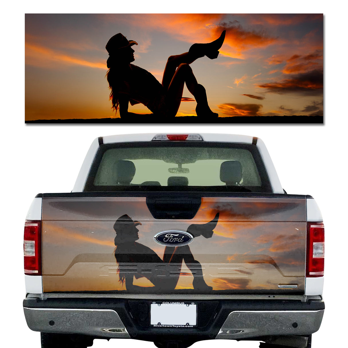 Cowgirl Sunset