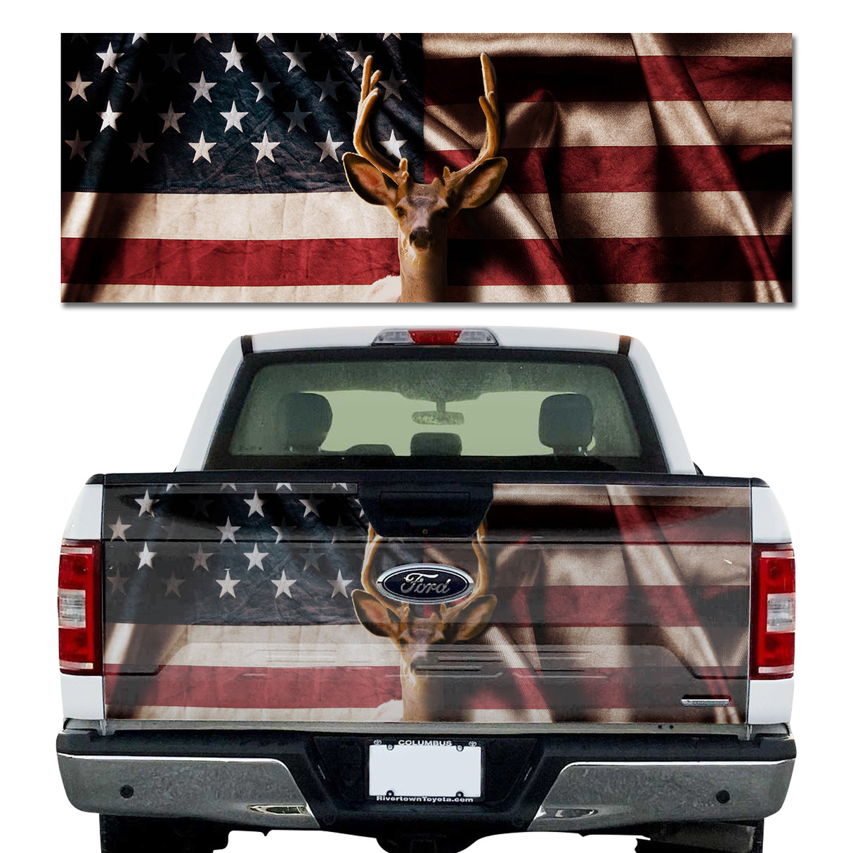 Deer and Stripes