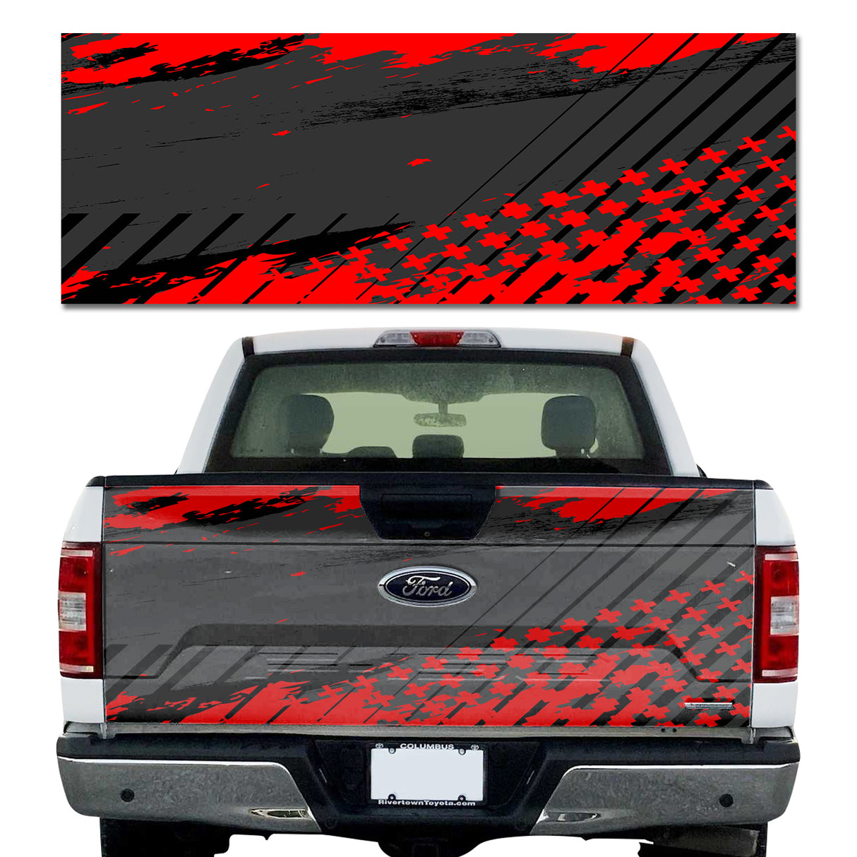 Grunge Red