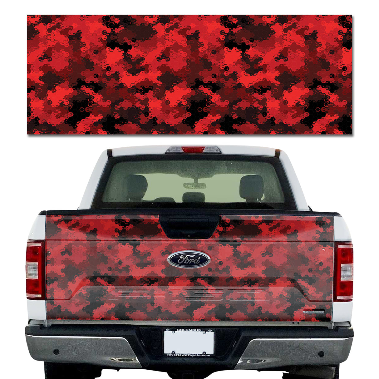 Red Hexa Camo