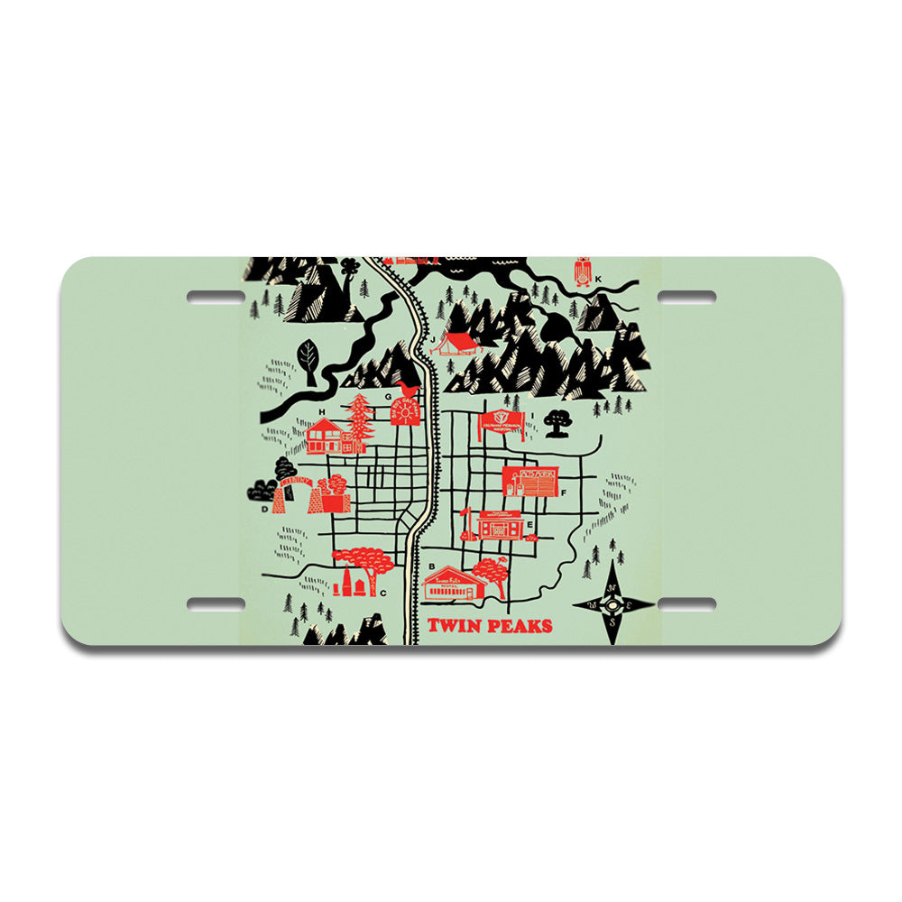 Twin Peaks Map