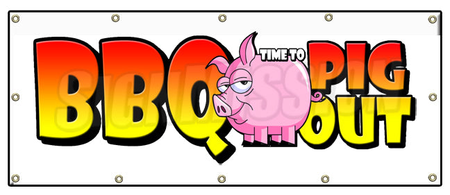 BBQ Pig Out Banner
