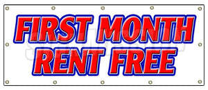 First Month Rent Free Banner