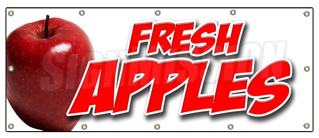 Fresh Apples Banner