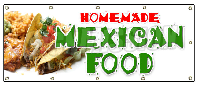 Homemade Mexican Food Banner