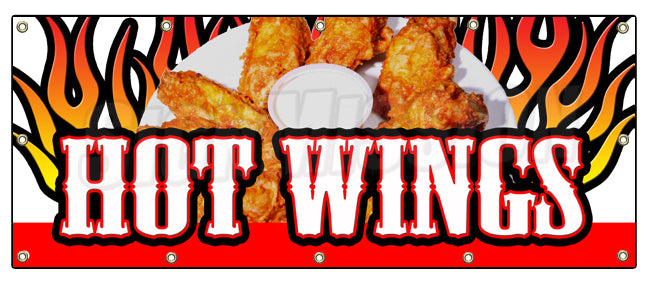 Hot Wings Banner