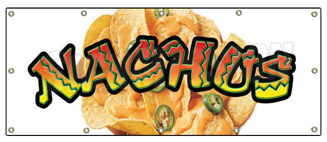 SignMission B-60 Nachos Supreme19 60 in. Nachos Supreme Banner