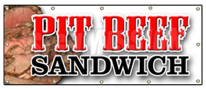 Pit Beef Sandwich Banner