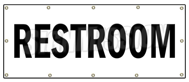 Restroom Banner