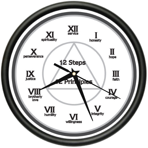 1 2 Steps 1 2 Principles Clock