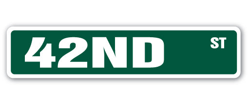 42nd Street Vinyl Decal Sticker