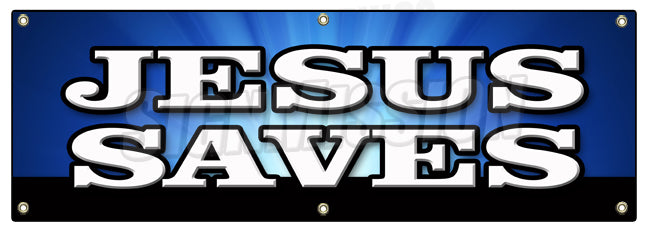 Jesus Saves Banner