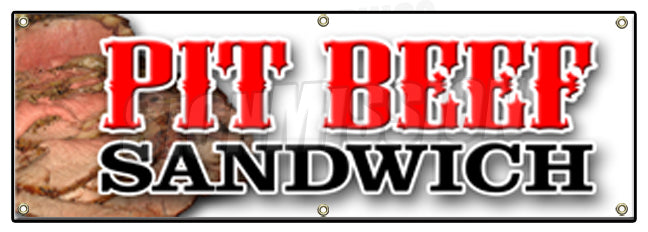 Pit Beef Sandwich Banner