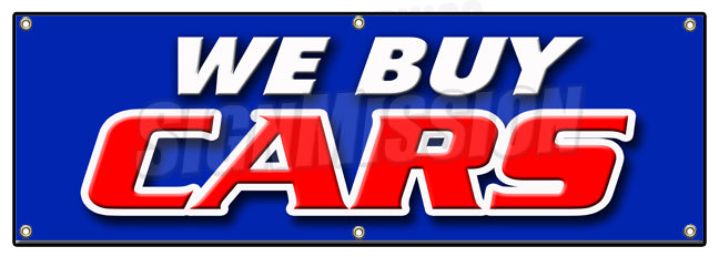 We Buy Cars Banner