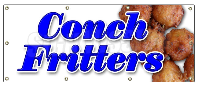 Conch Fritters Banner