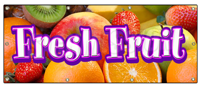 Fresh Fruit Banner