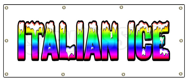 Italian Ice Banner