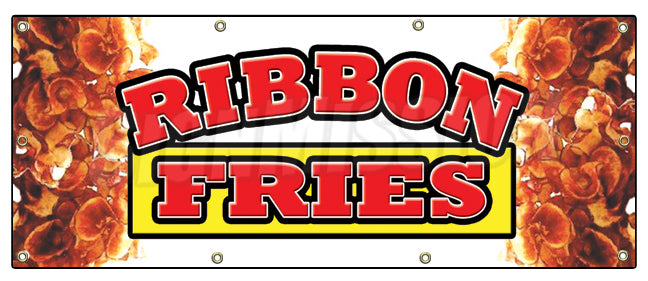 Ribbon Fries Banner