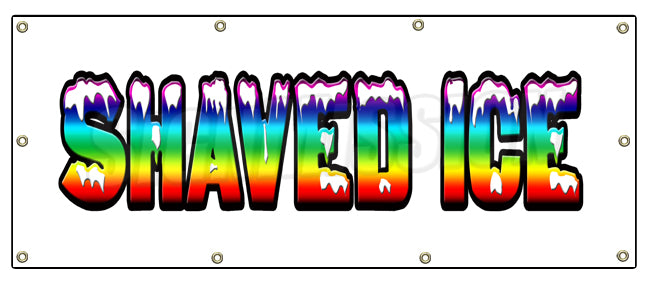 Shaved Ice Banner