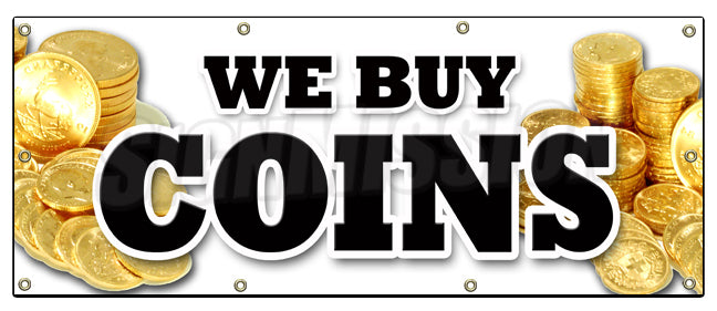 We Buy Coins Banner