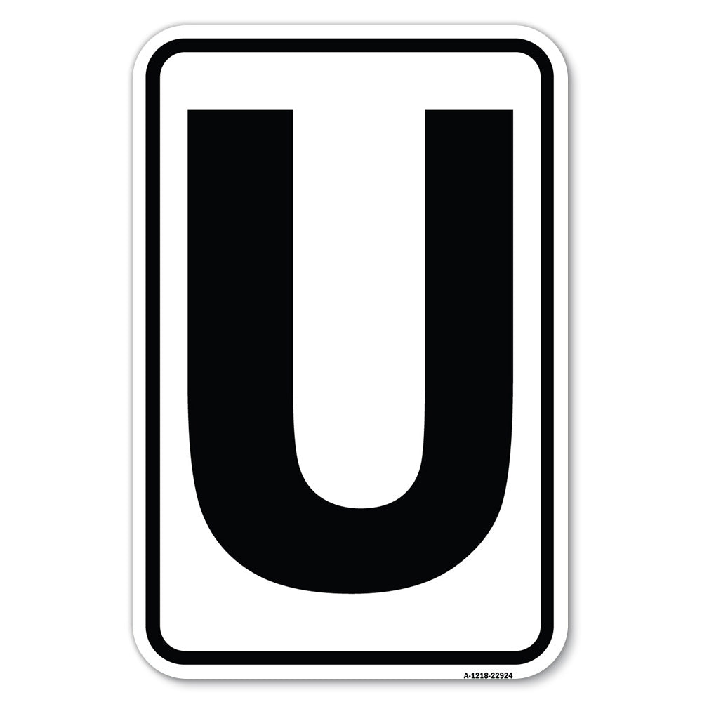 Sign with Letter U