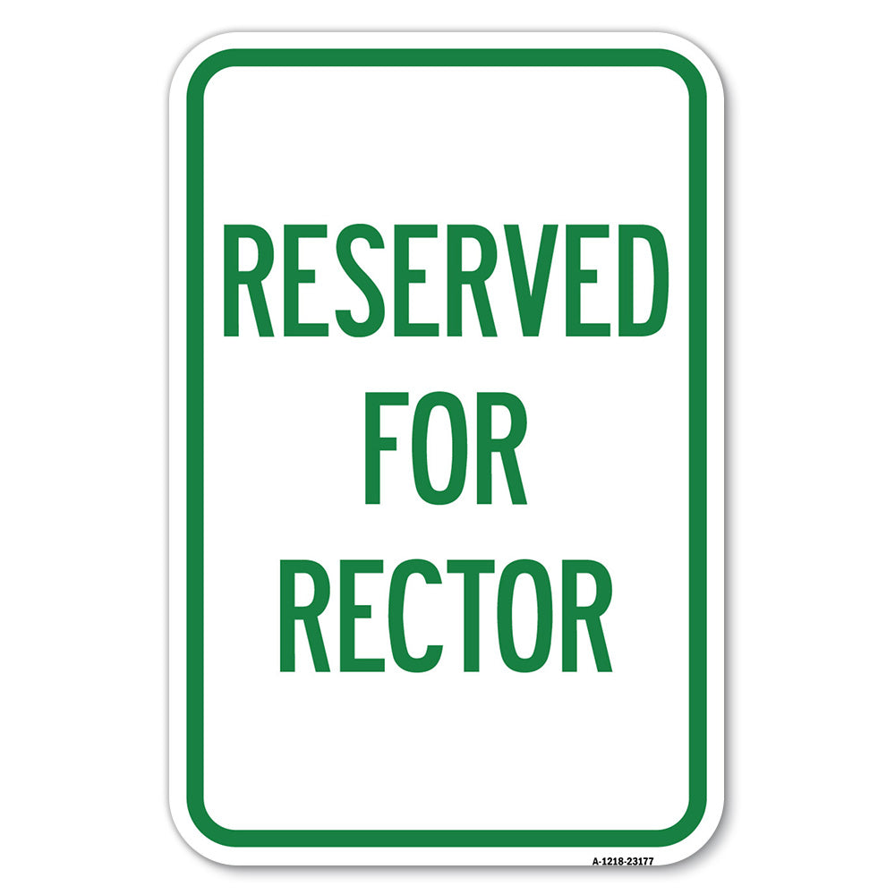 Reserved for Rector