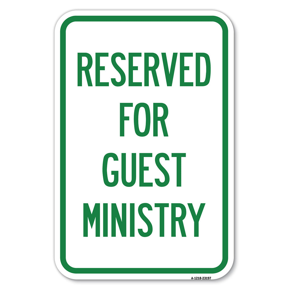 Reserved for Guest Ministry