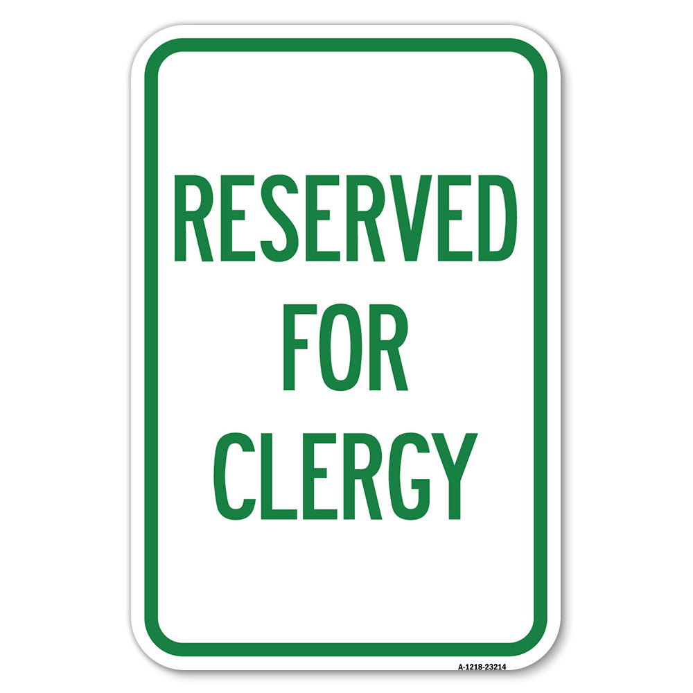Reserved for Clergy