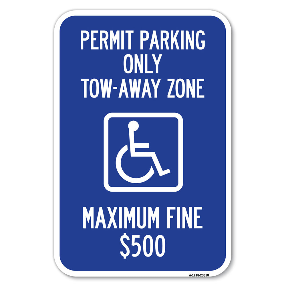 Permit Parking Only Tow-Away Zone Maximum Fine