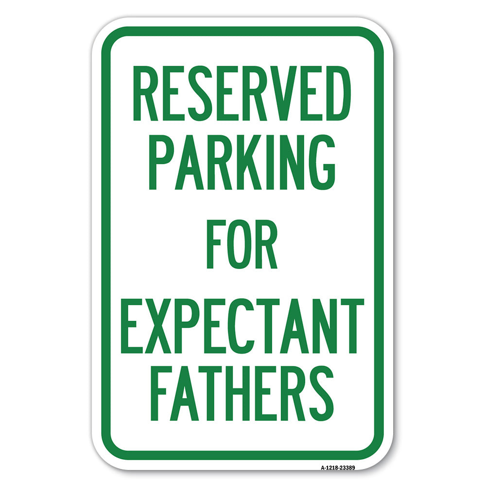 Parking Reserved for Expectant Fathers