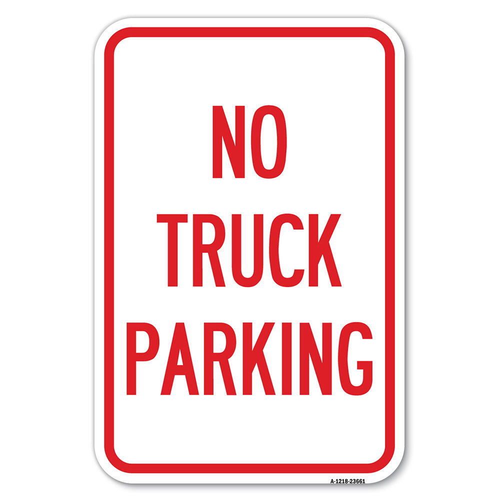 No Parking Sign No Truck Parking
