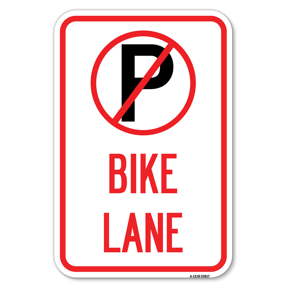 No Parking (Symbol) Bike Lane