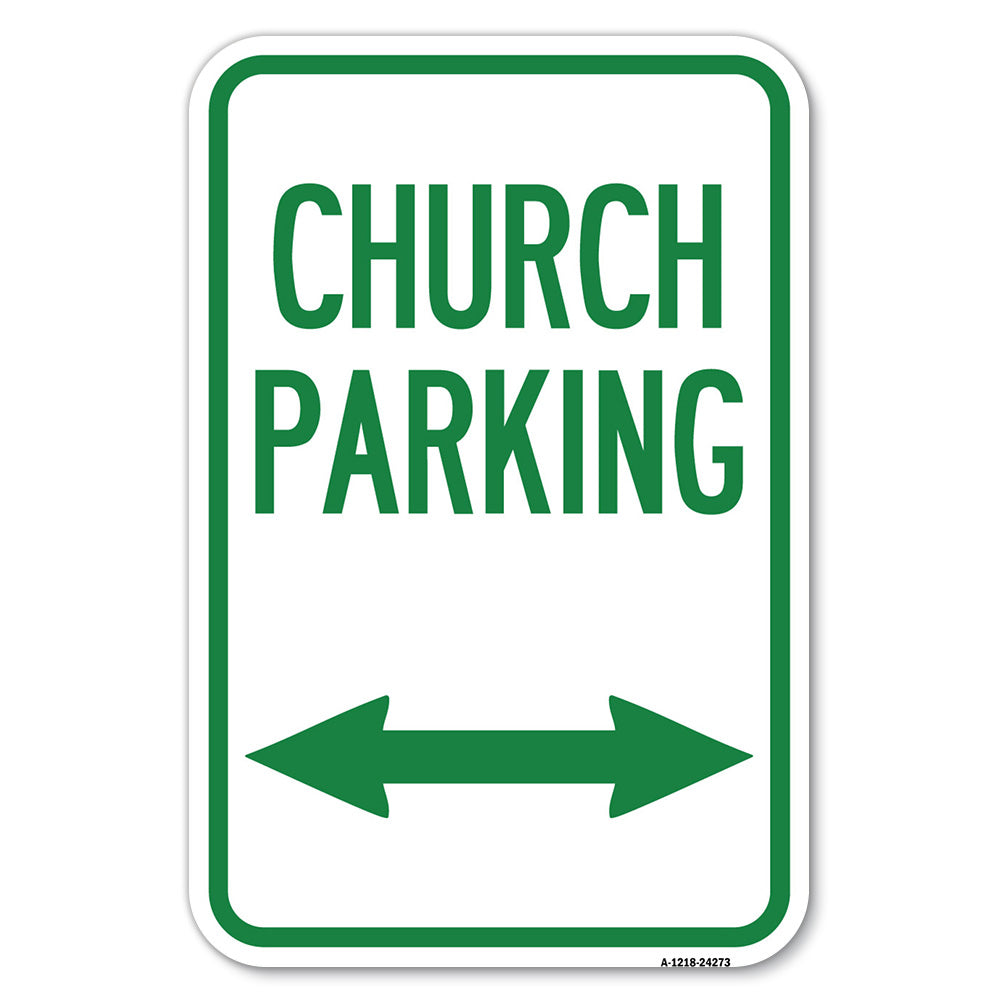 Church Parking (With Bidirectional Arrow)