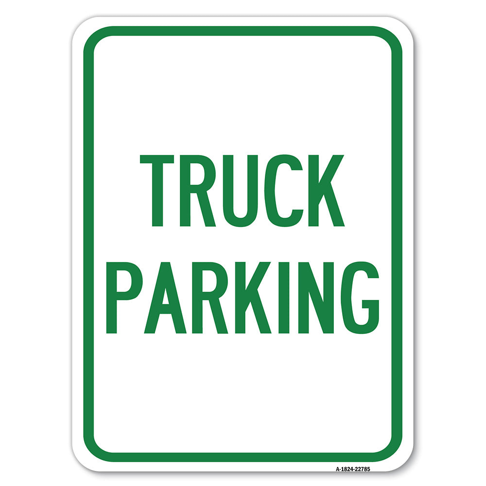 Truck Sign Truck Parking