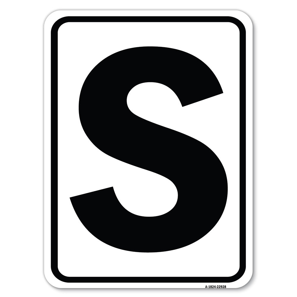 Sign with Letter S