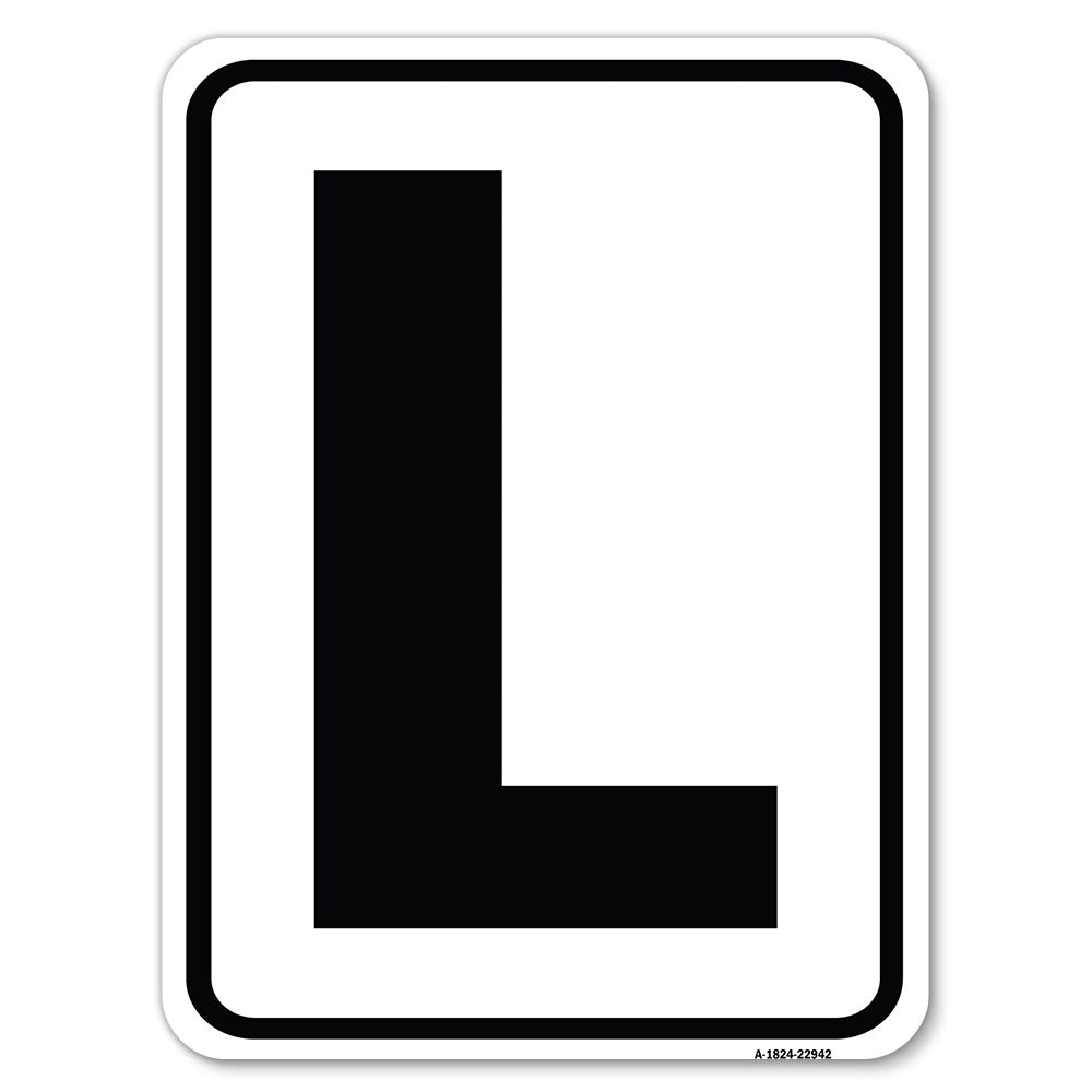 Sign with Letter L
