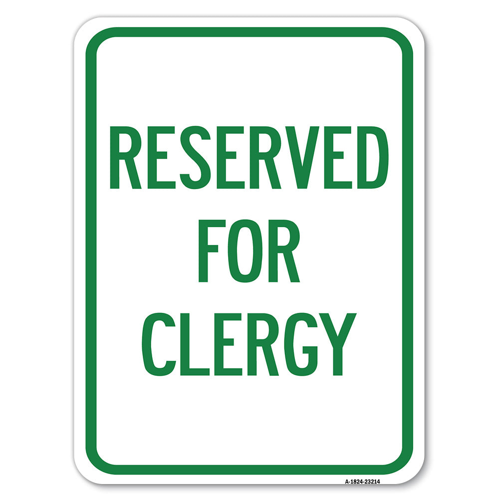 Reserved for Clergy