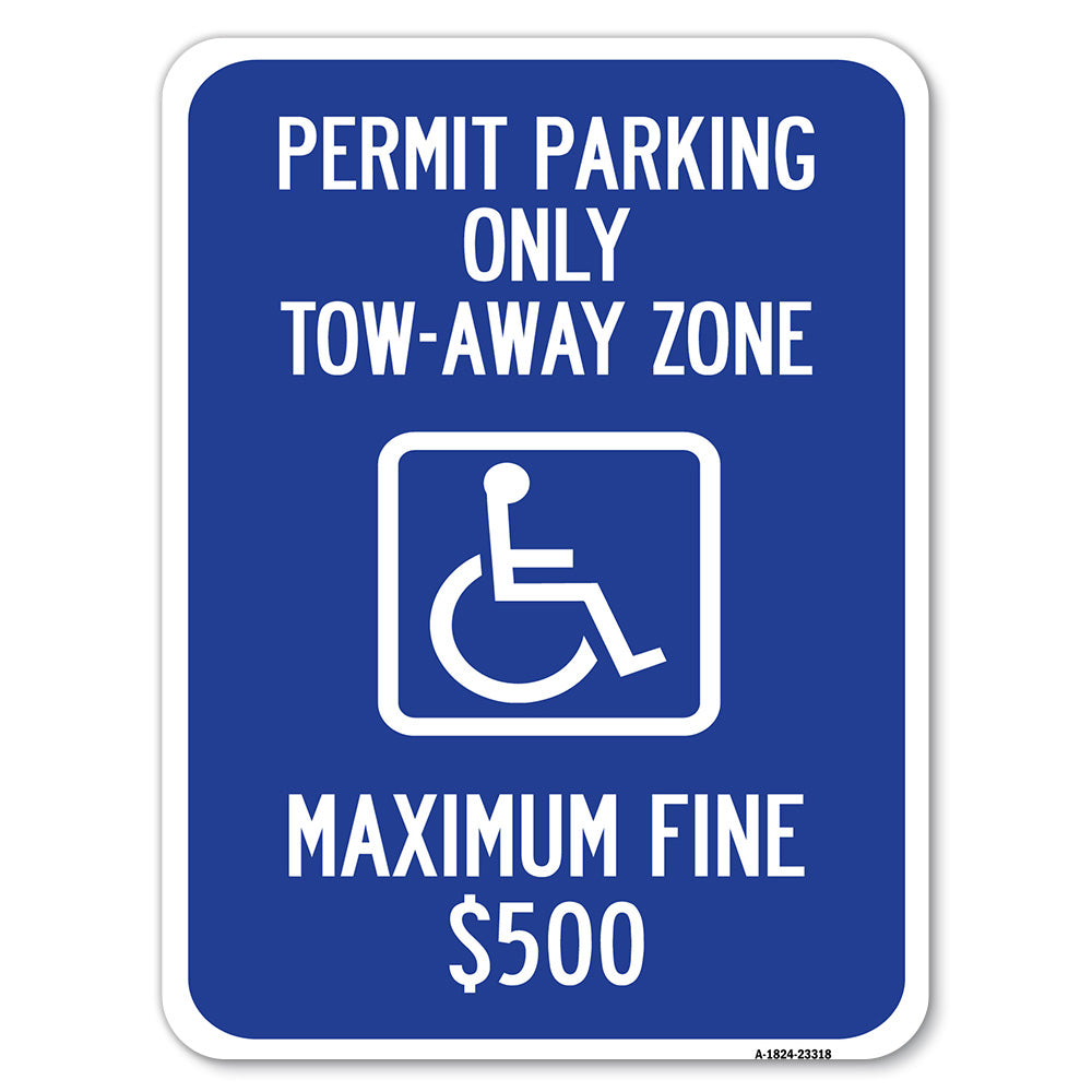 Permit Parking Only Tow-Away Zone Maximum Fine