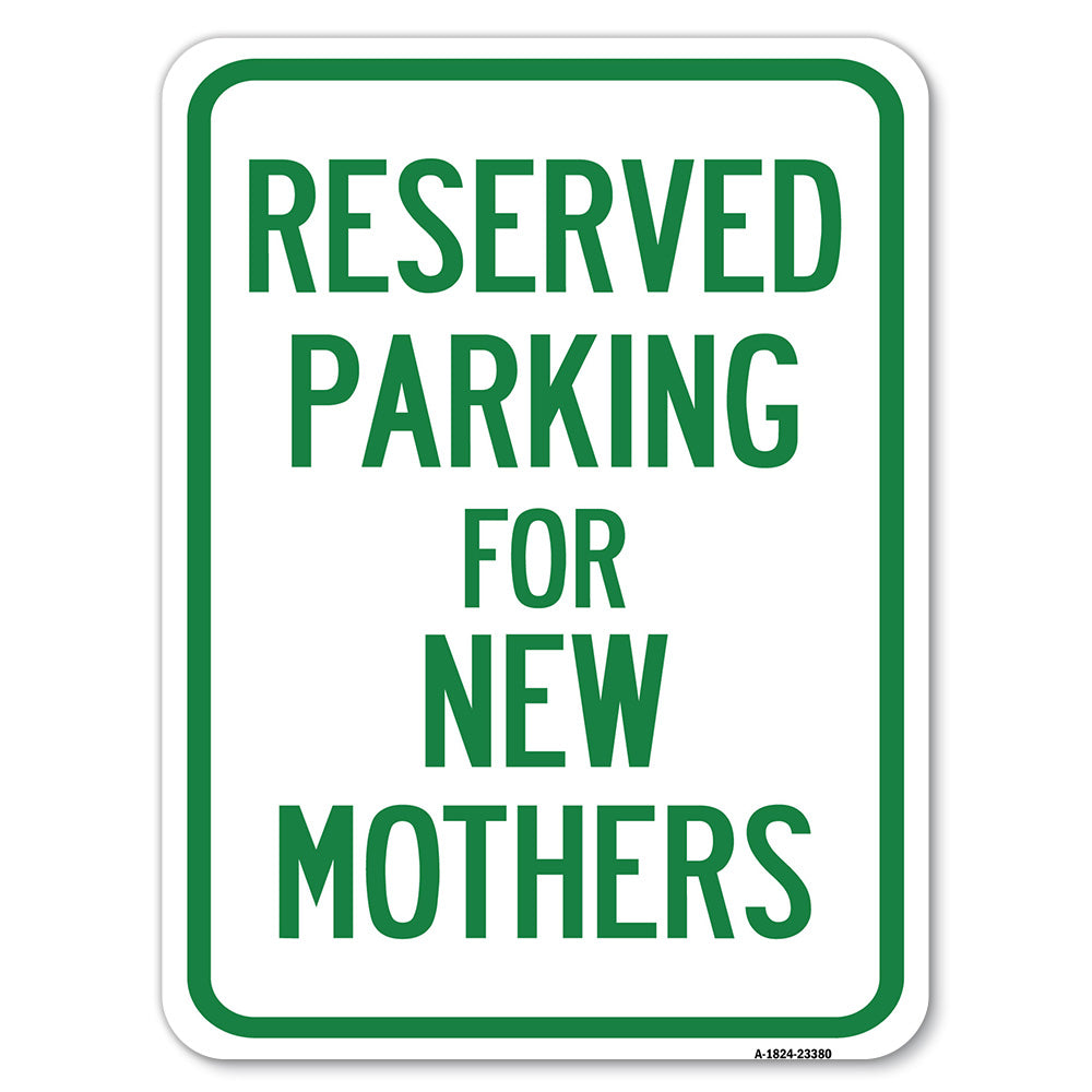 Parking Reserved for New Mothers