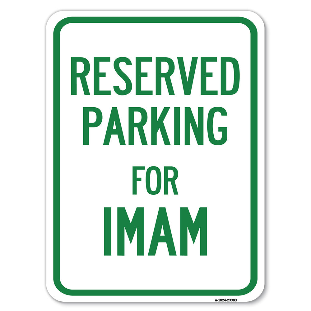 Parking Reserved for Imam