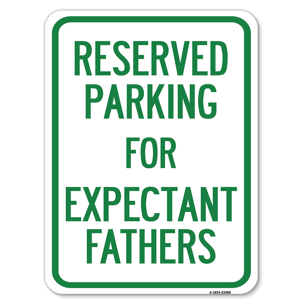 Parking Reserved for Expectant Fathers